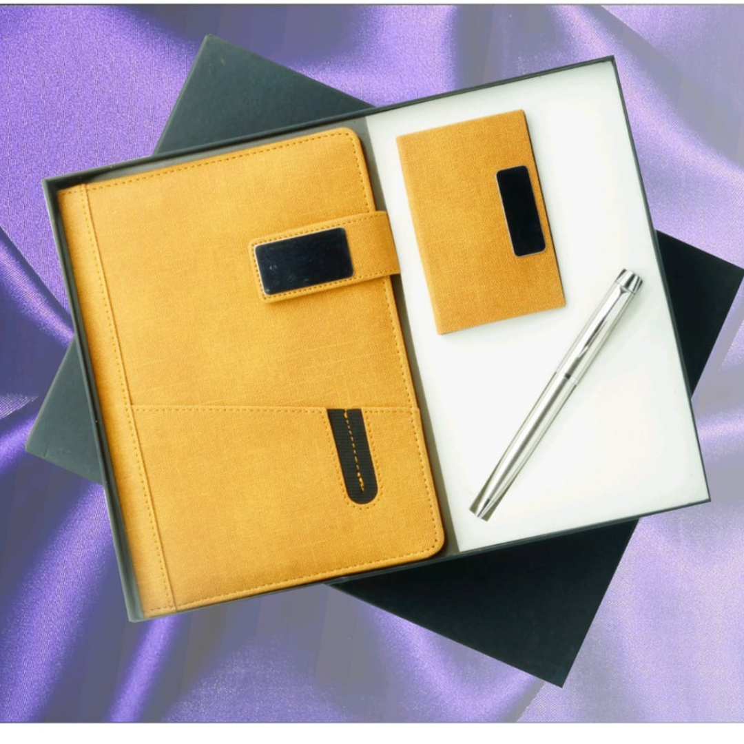 Customized Dairy, Pen and Card holder Combo