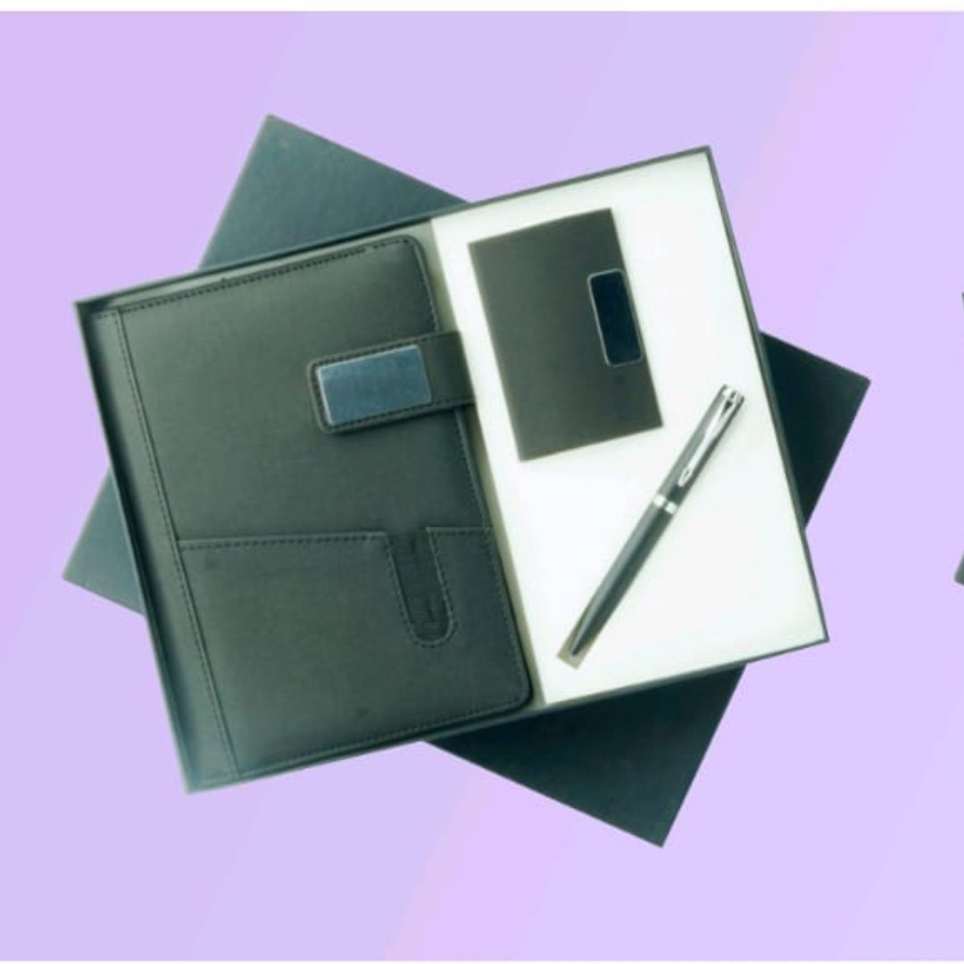 Customized Dairy, Pen and Card holder Combo