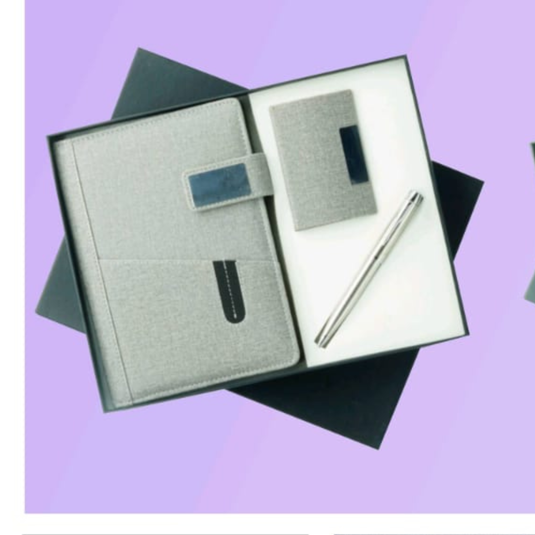 Customized Dairy, Pen and Card holder Combo