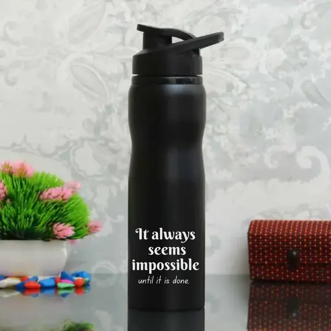 Motivational Quote Sipper Bottle
