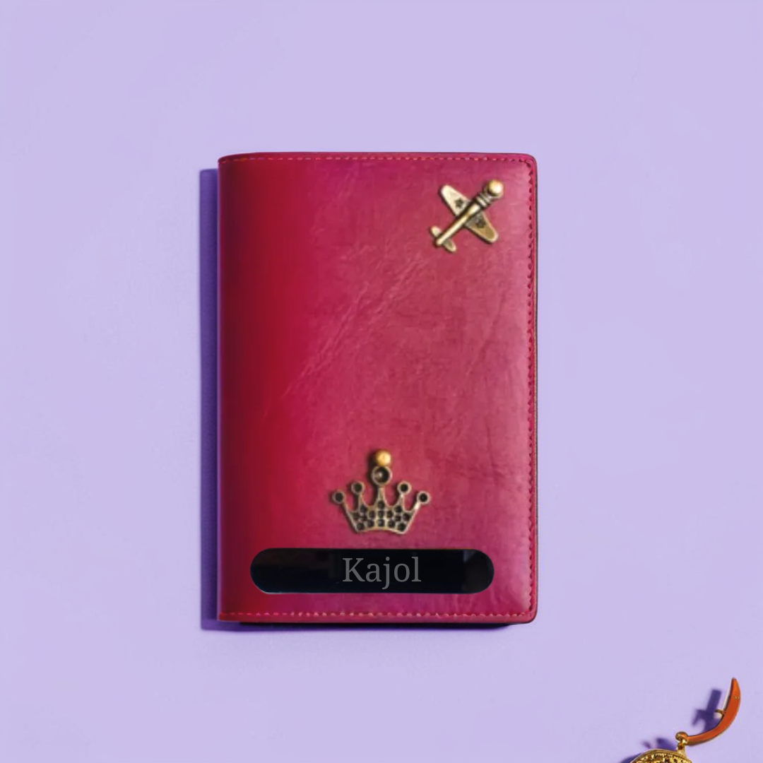 Customized Couple Passport Cover | Wedding Gift | Travel Accessory