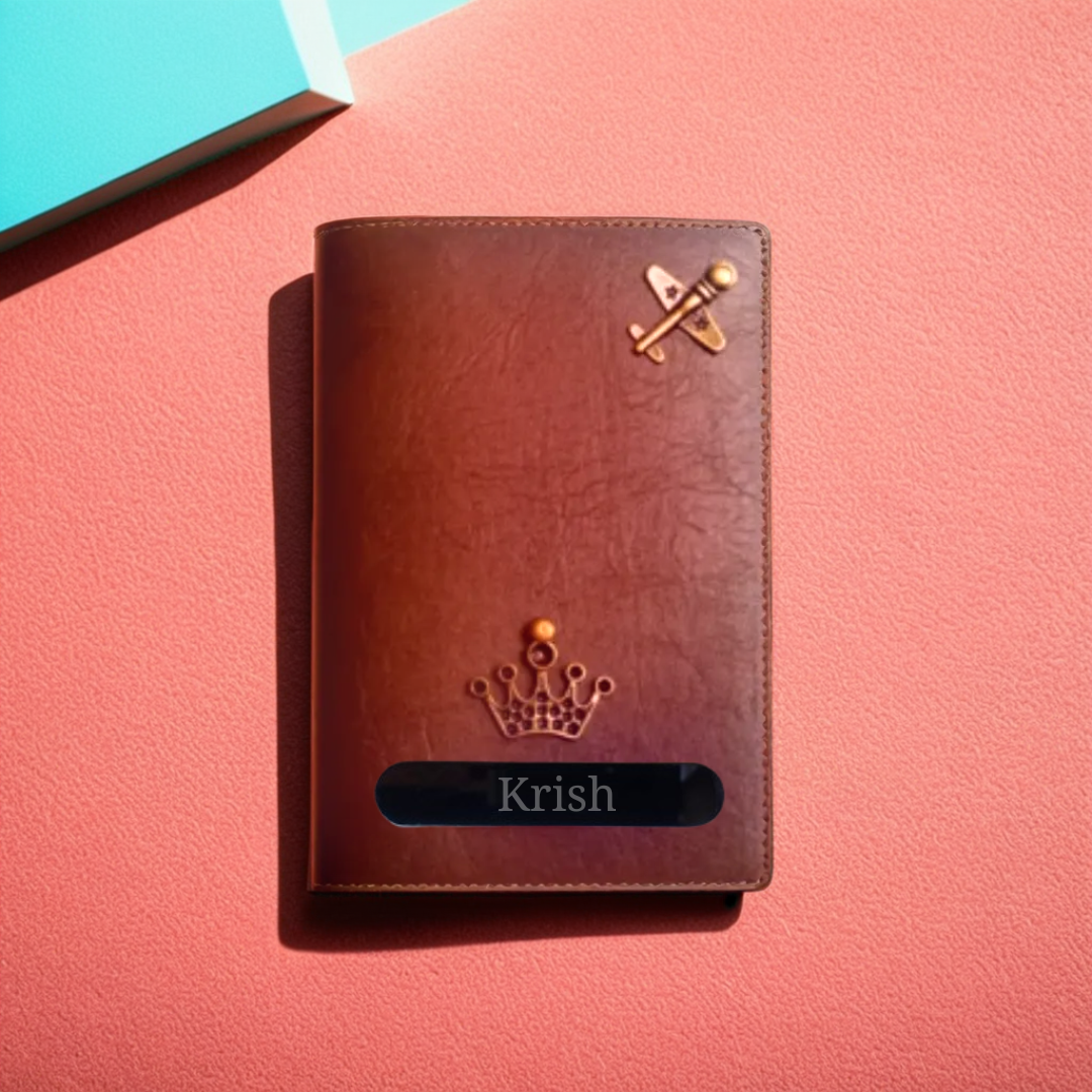 Customized Couple Passport Cover | Wedding Gift | Travel Accessory