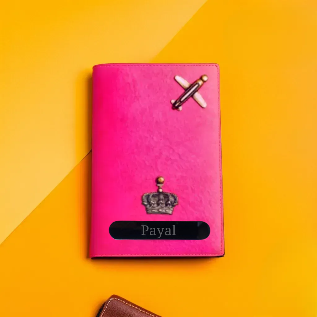 Customized Couple Passport Cover | Wedding Gift | Travel Accessory