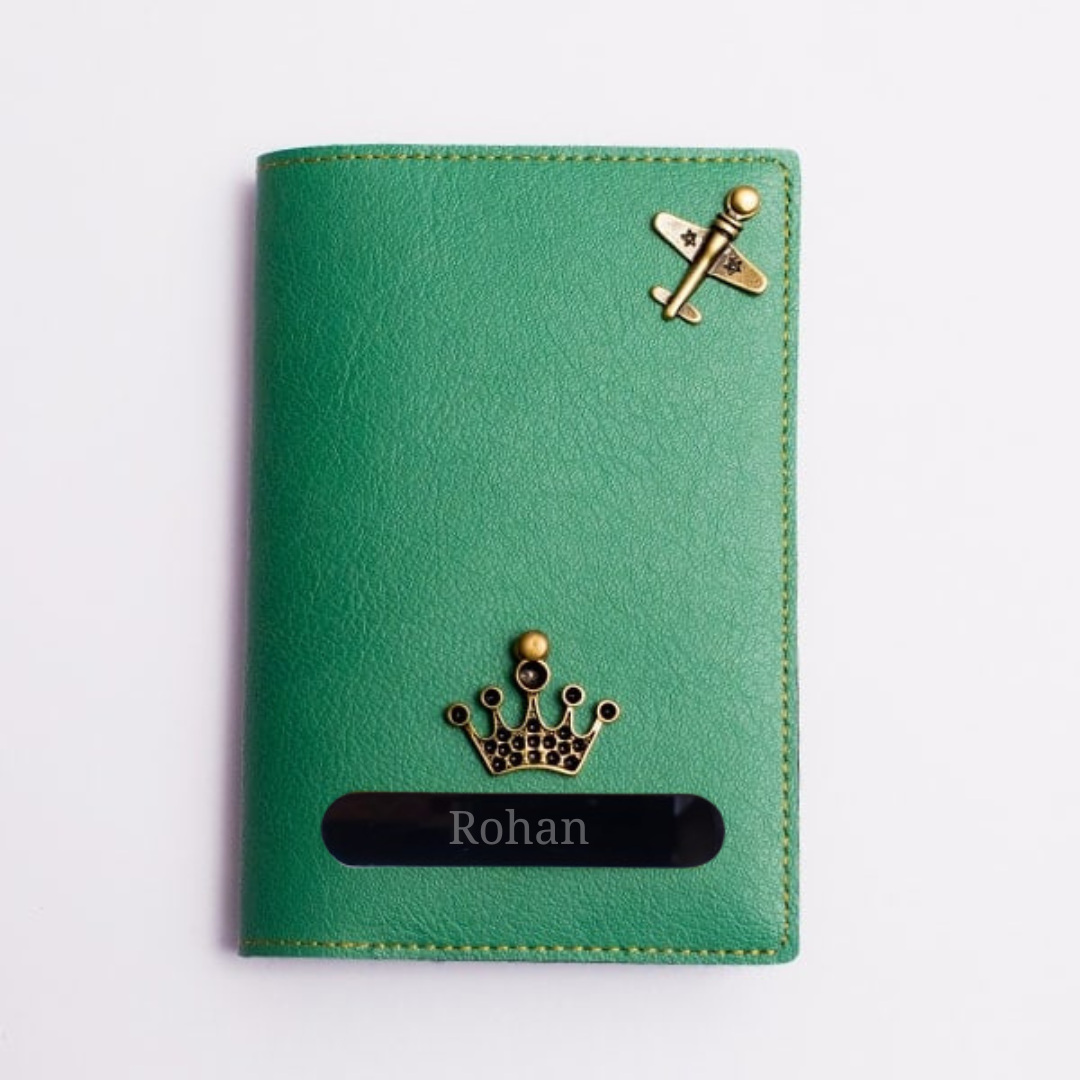 Customized Couple Passport Cover | Wedding Gift | Travel Accessory