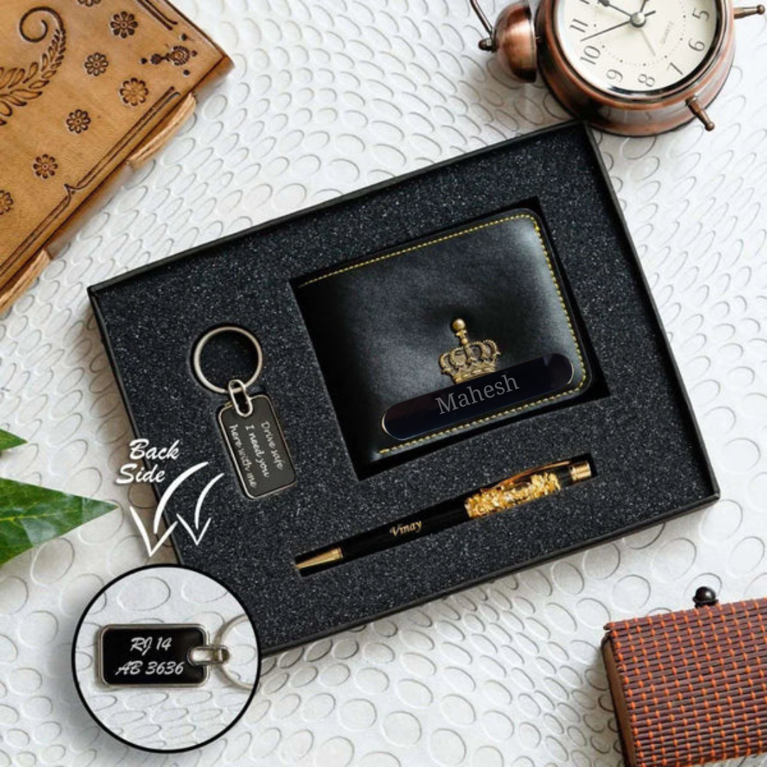 Wallet Pen Keychain Combo