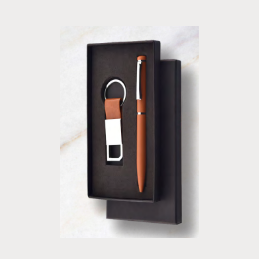 Custom Engraved Pen & Keychain Gift Set | Corporate & Personalized Gifts