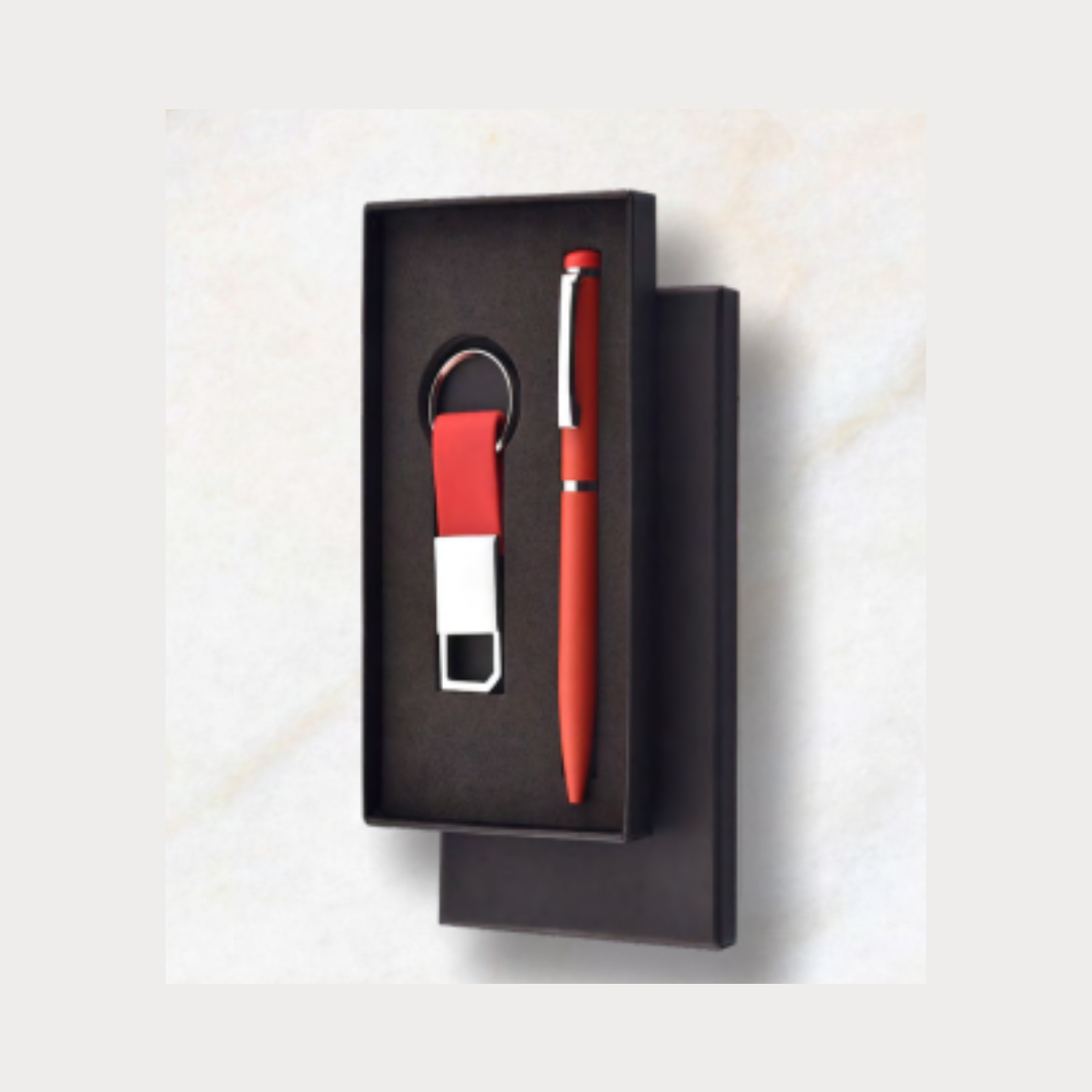 Custom Engraved Pen & Keychain Gift Set | Corporate & Personalized Gifts