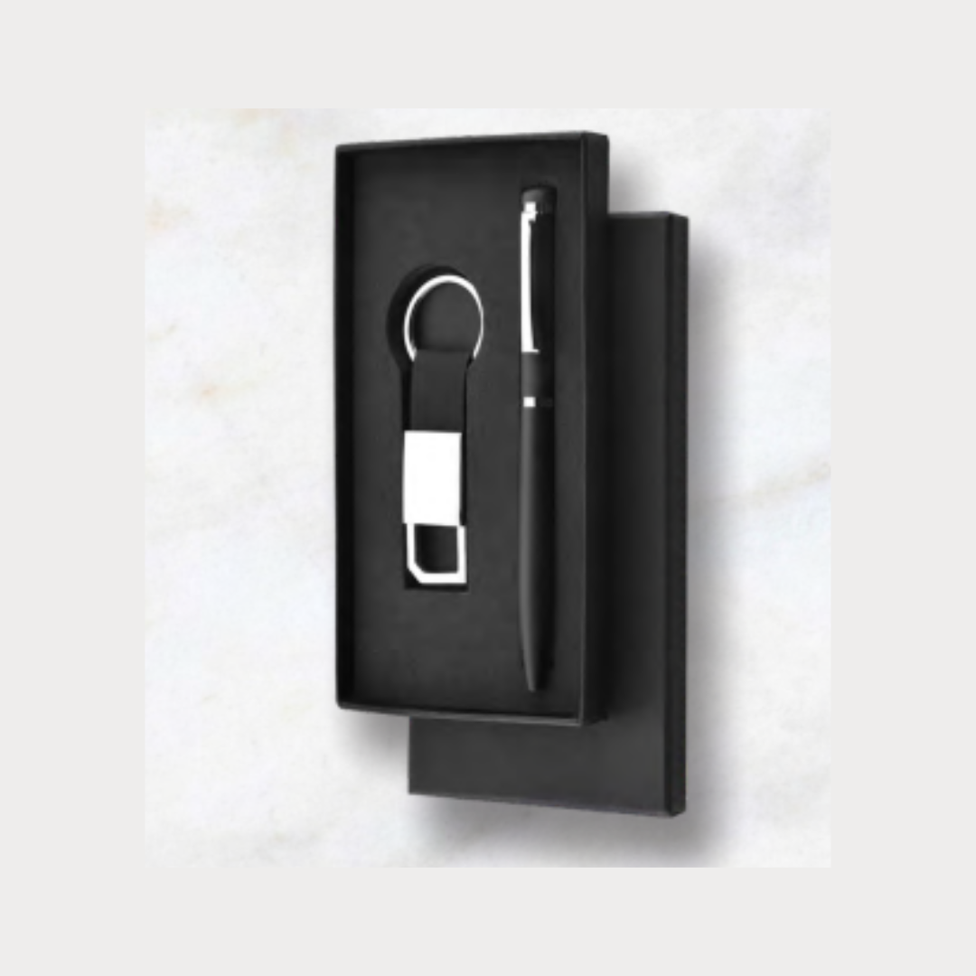 Custom Engraved Pen & Keychain Gift Set | Corporate & Personalized Gifts